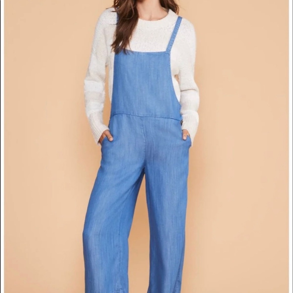 Lou & Grey chambray overall/jumper
